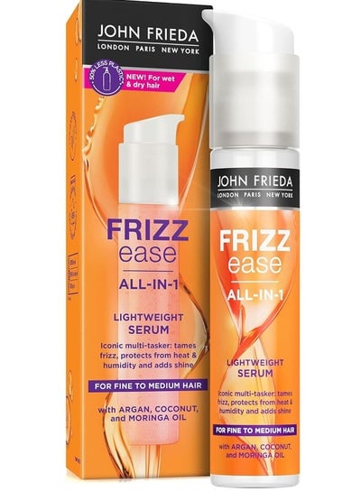 JOHN FRIEDA Frizz Ease Perfect Finish Polishing Serum 50ml - Perfect style. Repel humidity for a silky-smooth finish.