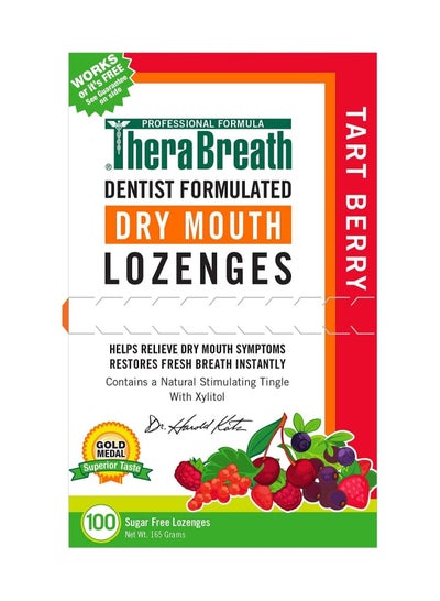 Tart Berry Dry Mouth Breath Freshener - 100 Lozenges