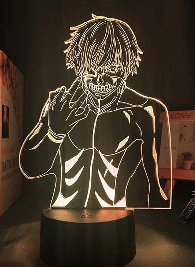 3D LED Night Light Illusion Lamp Usb Anime Tokyo Ghoul Japanese Sign Child Bedroom Décor