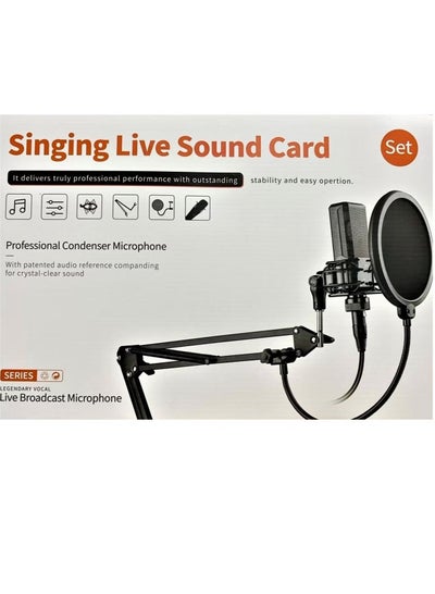 Multi functional live Sound Card L068 With Microphone Set Audio mixer nicam recording