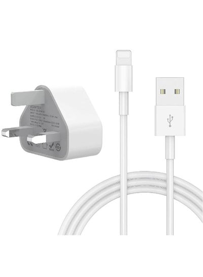 5V 1A Power Adapter Supply, USB Charger Cable and Plug Compatible for i Phone 5S, 6, 6S, 6 Plus, 6S Plus, 7, 7 Plus, 8, 8 Plus, XS, X, XS Max, 11, XR, i Pod Touch 5G Power Cord