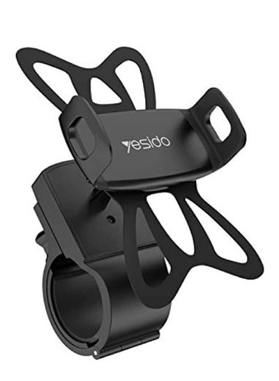 YESIDO C42  Bike Bicycle Motorcycle Mobile Phone Holder Mount Universal 360 Degree Adjustable Rotation Compatible with iPhone 12 mini/12/12 pro, Samsung Galaxy S21/20 or Note Ultra, Huawei and more
