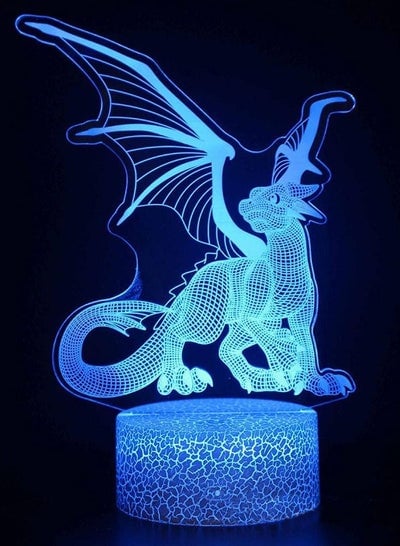 3D Illusion Table Lamp Led Night Light Base Dinosaur