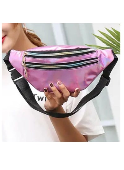 Pack Waist for Women, Fashion Bag with Adjustable Strap for Travel Sports Running, Pink, One Size