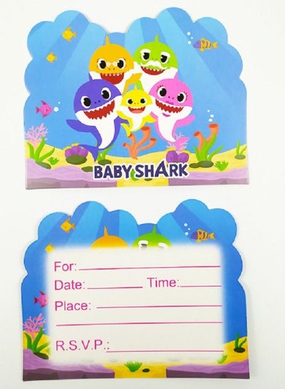 Brain Giggles Baby Shark Theme Disposable Tableware
