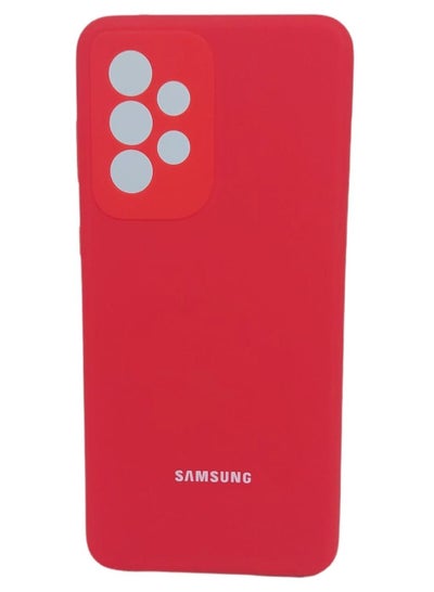 Soft TPU Back Cover Shockproof Silicone Protective Case Cover for Samsung Galaxy A73 Red