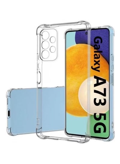 Case for Samsung Galaxy A73 5G Case Cover Clear Back Air Cushion Soft Silicone Shockproof Anti-Scratch Protective Bumper Shell Corner