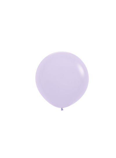 Sempertex 36''Round Balloon Latex Balloons Pastel Matte Lillac 2 Pcs, 91.5cm