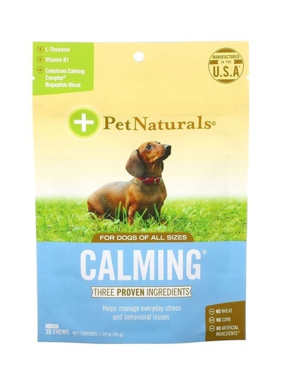Calming For Dogs All Sizes 30 Chews 1.59 oz 45 g