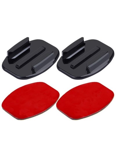 2-Piece Flat Mount Set With 3M VHB Adhesive For GoPro Hero