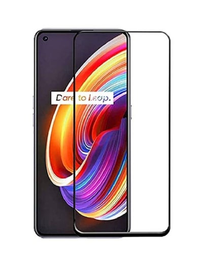 Full Coverage Tempered Glass Screen Protector For Oppo Reno 7 Lite Clear/Black