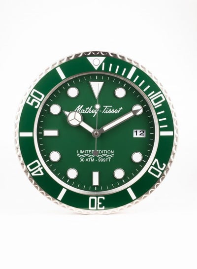 Mathey-Tissot Wall Clock Quartz Green Dial