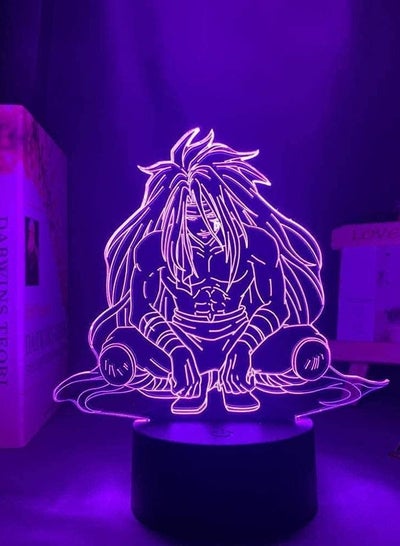 3D Illusion LED Night Lamp for Children 3D Night Lamp Japanese Anime Naruto Figure for Children Boys Bedroom Night Light Children Gift