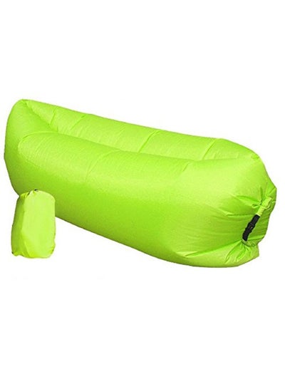 Fast Air Inflatable Sofa Lazy Air Bed Chair Couch Air Bag in Green
