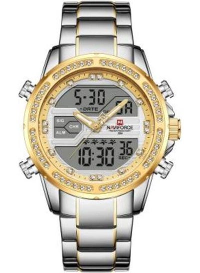 NAVIFORCE NF9190 Dual Time Multifunction Luxury Stainless Steel Watch