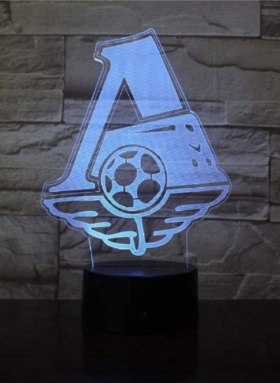 Fc Lokomotiv Russia Moscow Football Club 3D Led Night Light For Office Home Room Decoration Child Children Night Light Table Lamp