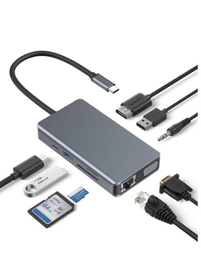 Multifunctional Docking Station USB-C HUB 9 IN 1 Adapter