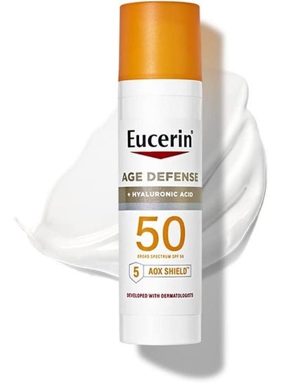 Eucerin Sunscreen Lotion for Face with Hyuronic Acid 2.5fl. ounce bottle of SPF 50