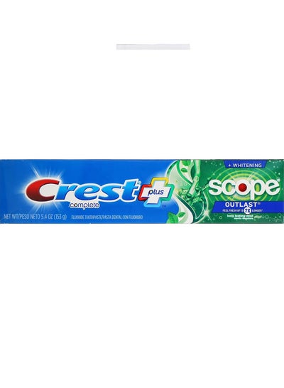 Whitening  Fluoride Toothpaste Long Lasting Mint 5.4 oz 153 g