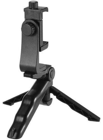 Handheld Grip Stabilizer Mini Tabletop Tripod Stand With Universal Clip Holder