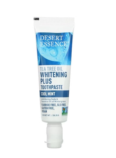 Desert Essence Whitening Tea Tree Oil with Fresh Mint Toothpaste 1 oz 28.35 g