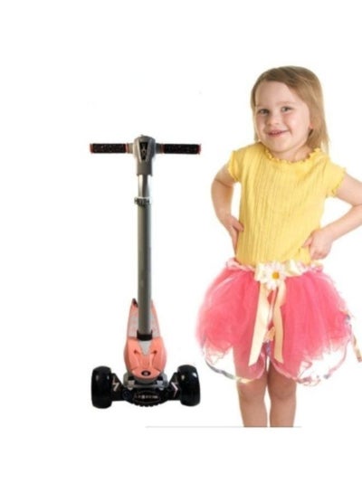 3 Wheel Foldable Kick Scooter with Flashing LED Lights for Kids