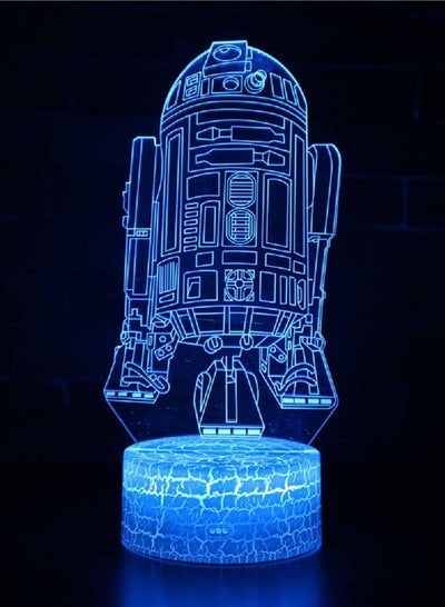 3D Illusion Star Wars Night Light 16 Color Change Decor Lamp Desk Table Night Light Lamp for Kids Children 45