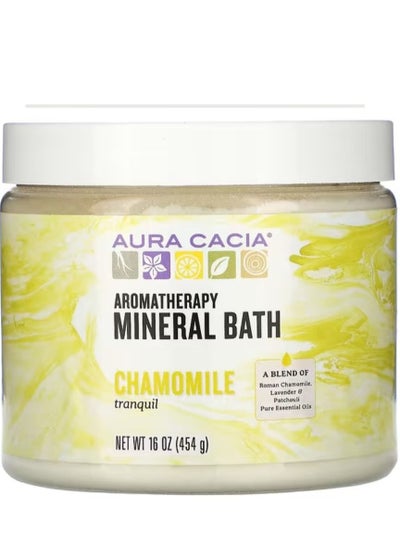 Aromatherapy Mineral Bath Tranquil Chamomile 16 oz 454 g