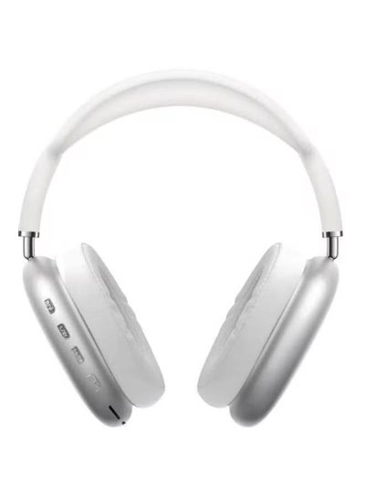 P9 Bluetooth Wireless Headset Over-Ear Headphone With Mic White