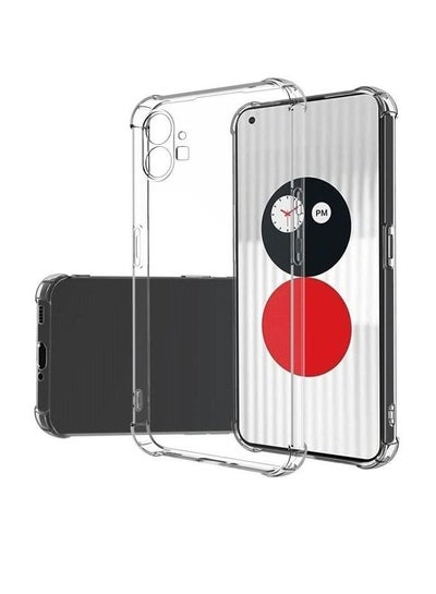 Cover compatible for Nothing Phone 1 Case, Soft TPU, Four Corner Airbag, Anti-Scratch. Transparent Protective Case is Suitable for Nothing Phone 1.