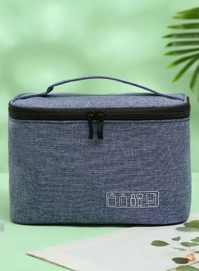 Lunch Box Bag, Perfect for Office, Work, School, Outdoor and Picnic (Blue)