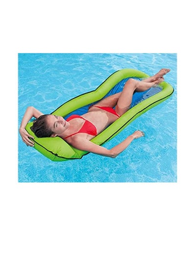 Inflatable Floating Raft With Headrest 70x39inch