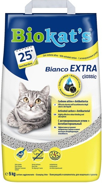 Biokat'S Bianco Extra Classic Cat Litter 5 Kg