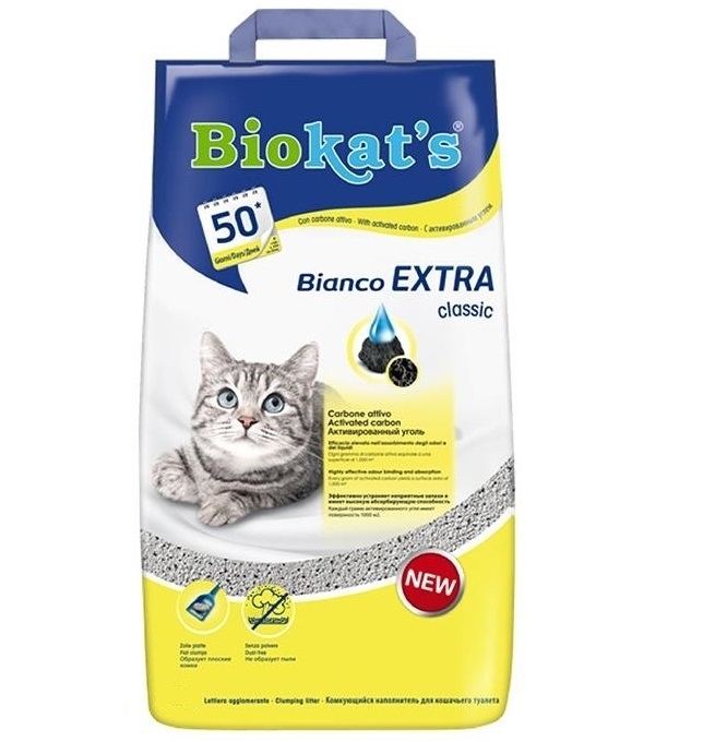 Biokat'S Bianco Extra Classic Cat Litter 10 Kg