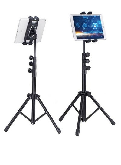 Telescopic Tripod Tablet Stand for Tablets 6" to 13"Tablet Floor Stand for IPad 12.9"