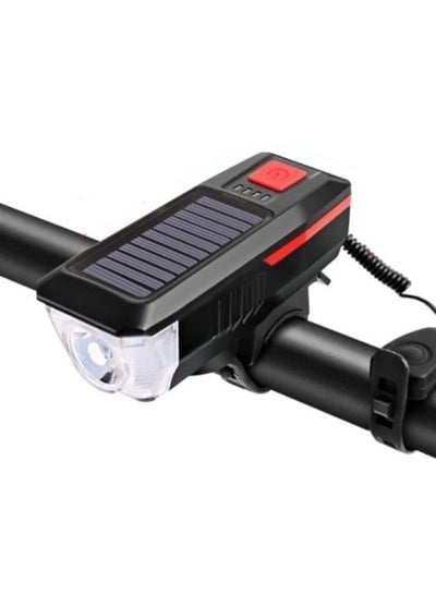 LED Bike Headlight 1200 Lumen USB Rechargeable Solar Energy