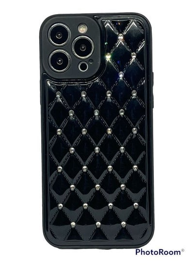 iPhone 12 Pro Max Luxury Diamond Bling Rhinestone Case Cover Shockproof Camera Lens Protection Black