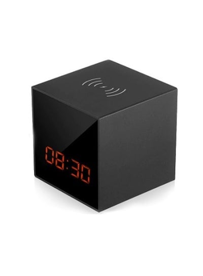 1080P Smart Clock Wifi Camera with App Control and Wireless Charger