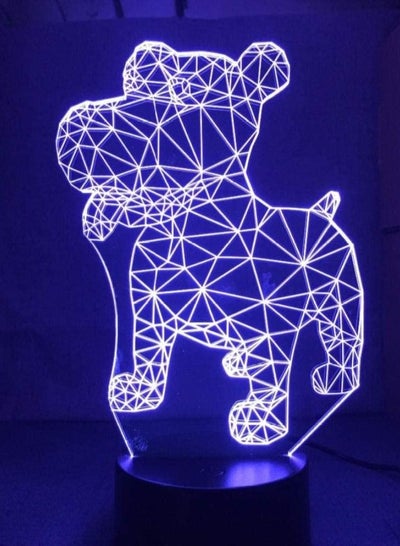 3D Night Lamp For Dogs Led Table Lamp Usb 7 Colors 3D Illusion Lights For Living Room Decorative Lamp Home Décor Peppy