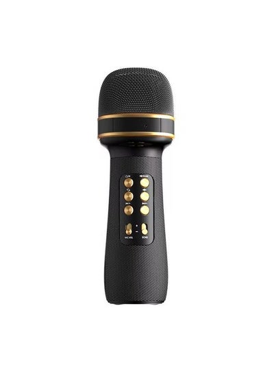 WS-898 Karaoke Bluetooth-Compatible Microphone Handheld Wireless Sing Mic, Black