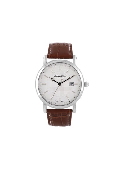 Mathey-Tissot City White Dial Brown Leather Men's Watch H611251AI