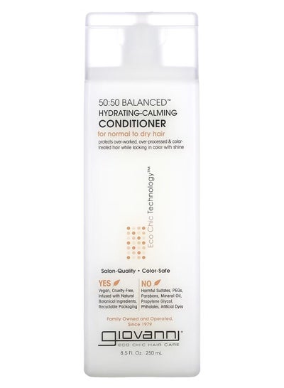 50:50 Balanced Hydrating Calming Conditioner For Normal to Dry Hair 8.5 fl oz 250 ml