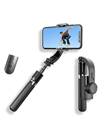 L08 Mobile Phone Stabilizer Anti-Shake Gimbal Stabilizer Selfie Stick Tripod 3 in 1 With Remote Handheld Gimbal Video Shooting Compatible With IOS & Android