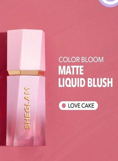 Bitter Blush colored liquid love cake