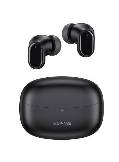 Usams Bh11 Bt 5.1 Tws Wireless Bluetooth Headset Noise Reduction Low-latency Gaming Headphone With Charging Case Black