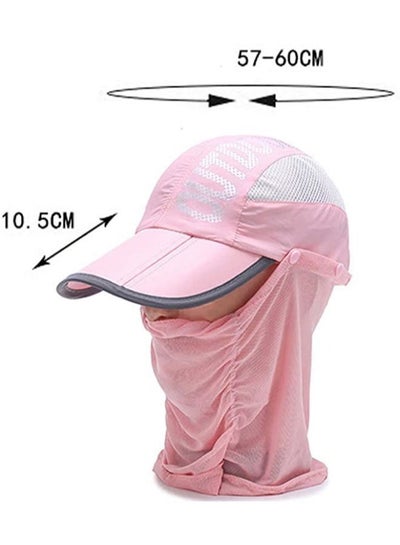 Summer Outdoor Travel Foldable Face Cover Sun Hat
