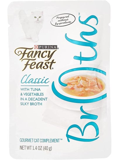 Purina Fancy Feast Creamy Sauce for Cats with Tuna and Vegetable Flavor, 40 g