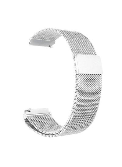 Loop Stainless Steel Smartwatch Strap Band For Honor Magic 2 22mm Silver