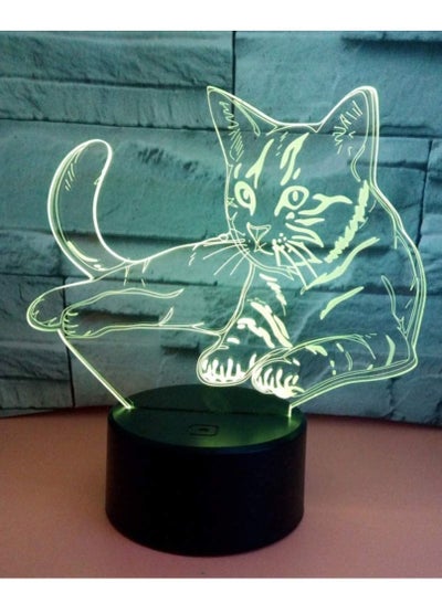 7 Colors 16 colors USB Bedroom Home Decor Lovely Cat 3D Night Light Led Animal Table Lamp Bedside Lamp Party Kids Toy Gifts Light Fixture