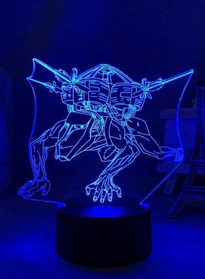 3D LED Multicolor Night Light Illusion Lamp USB Anime Japanese Decor Attack on Titan Bowser Titan Bedroom Decor Birthday Manga